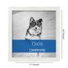 ArtToFrames 15x16 Inch White Picture Frame, This 1.25 Inch Custom Poster Frame is Soft White - Comes with Regular Glass and Corrugated Backing (2WOM5179-15x16) view 2