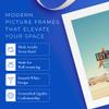 ArtToFrames 11x19 Inch White Picture Frame, This 1.25 Inch Custom Poster Frame is Soft White - Comes with Regular Glass and Corrugated Backing (2WOM5179-11x19) view 4