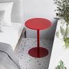 Antourlamm Round Bar Table, Height Modern Bistro Pub Table High Top Table Negotiation Side Table for Kitchen, Dining Room, Bistro, Cocktail, Small Space, Easy Assembly (Size : 48x56cm) view 4