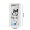 ArtToFrames 7x17 Inch White Picture Frame, This 1.25 Inch Custom Poster Frame is Soft White - Comes with Regular Glass and Corrugated Backing (2WOM5179-7x17) view 2