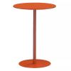Antourlamm Small Coffee Table, Freestanding Breakfast Desk Snack Table Coffee Table Tea Table for Living Room Bedroom Balcony Patio, Easy Assembly Bedside Table, Orange (Size : 48x72cm) view 1