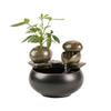 frances Waterfall Ceramic Water Fountain Decoration Office Feng Shui Tabletop Fountain Creative Indoor Living Room Desktop Office Decoration Indoor Fountain view 1