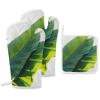 3 Pcs Oven Mitts and Pot Holders Set 550 Heat Resistant Oven Mitts and Potholders Banana Leaf BBQ Gloves Hot Pads Cooking Gloves for Kitchen Baking Grilling view 1
