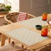 Abstract Art Placemats for Dining Table- Beige Floral Abstract Geometric Table Mats Washable Modern Outdoor Indoor Placemats for Home Party Wedding Holiday Decor, Set of 4 view 4