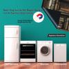 Dishwasher Magnet Cover Vintage Bookcase, Kitchen Dishwasher Cover Magnetic Vinyl Decal, Dishwasher Wrap,Rustic Refrigerator Magnet Bookcase Panel Sticker 23"x17" view 4