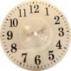 Veemoon Wall Clock Face, 10inch Round Clock Dial Digital Dial Replacement Quartz Movement Hanging Accessories for Bedroom Living Room Home Decoration view 1