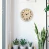 Veemoon Wall Clock Face, 10inch Round Clock Dial Digital Dial Replacement Quartz Movement Hanging Accessories for Bedroom Living Room Home Decoration view 4