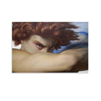 Alexandre Cabanel Poster Print The Fallen Angel by Alexandre Cabanel Paintings Canvas Art Poster Picture Print Canvas Poster Wall Paint Art Posters Decor Modern Home Artworks Gift Idea 20x30inch(50x75