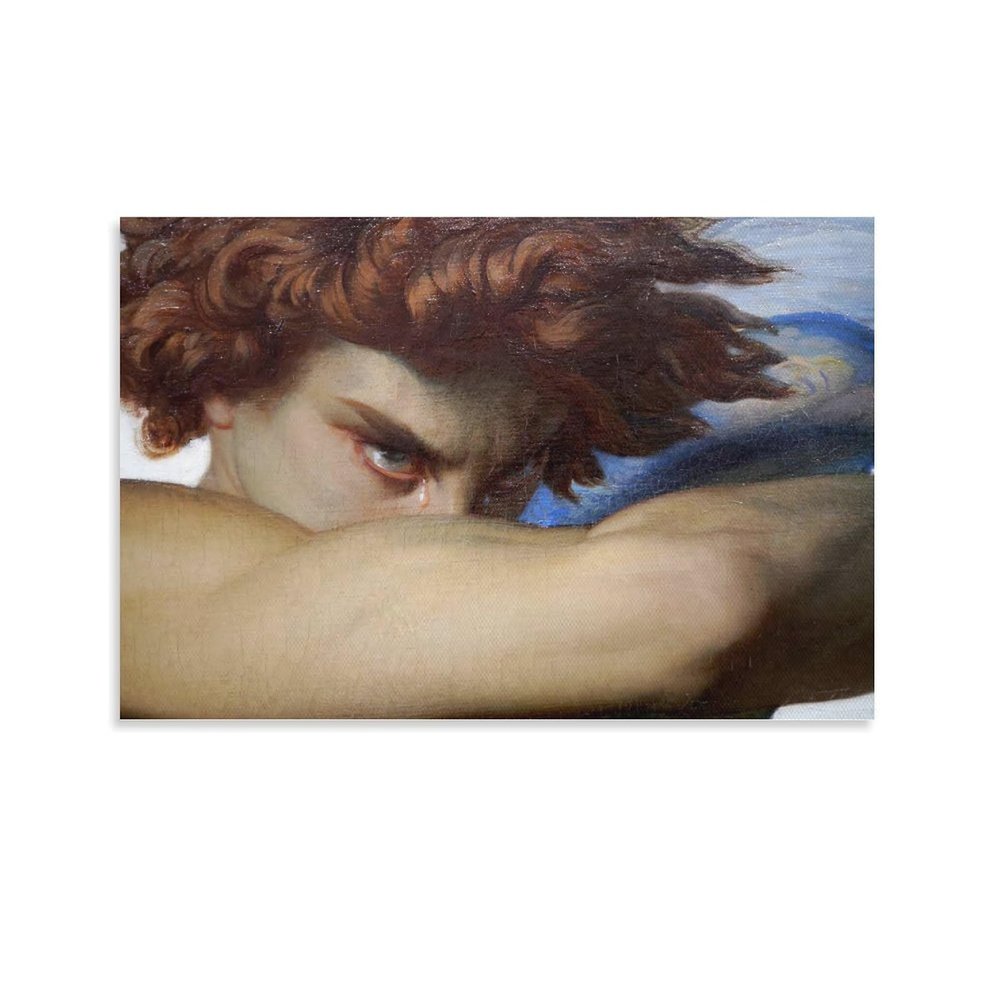Alexandre Cabanel Poster Print The Fallen Angel by Alexandre Cabanel Paintings Canvas Art Poster Picture Print Canvas Poster Wall Paint Art Posters Decor Modern Home Artworks Gift Idea 20x30inch(50x75