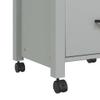 vidaXL Rolling Kitchen Trolley on Wheels - Solid Pine Wood with Ample Storage, Versatile Use for Kitchen/Bathroom/Living Room view 4