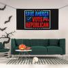 YVNUM Save America Vote Republican, Political Election Yard Banner Sign 24" X 47" With Brass Grommets And Party Hanging Outdoor & Indoor Party Decoration Banner view 2