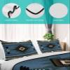 Onekaccu Native Southwest American Quilt Twin Bedding Set, Lightweight Summer Quilt with Pillow Shams 3 Pieces Indian Tribal Geometric Microfiber Soft Quilt Set Bedspread Coverlet for All Seasons view 4