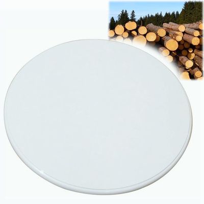 Lazy Susan Turntable Solid Wood Rotating Serving Tray 30in Wooden Lazy Susan Turntable Dining Table Tabletop Organizer Smooth Service Tray With Base For Home Kitchen Hotel Restaurant (Color : White,