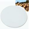 Lazy Susan Turntable Solid Wood Rotating Serving Tray 30in Wooden Lazy Susan Turntable Dining Table Tabletop Organizer Smooth Service Tray With Base For Home Kitchen Hotel Restaurant (Color : White, view 1