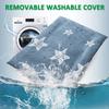 UNbit Mattress matelas Mattress Japanese Futon Mattress Cover Soft,Washable Sleeping Mat Protection Cover,Softness, Comfort, Breathable, Easy to Clean WEWYQSJXBXF-4129(Color:AA,Size:King/180x200cm) view 3