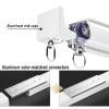 Aluminum Curtain Track, Curtain Tracks Ceiling Wall Mounted Heavy-Duty Curtains Rails, Room Divider Ceiling Mount for Curtains - Privacy Room Divider Rod - Ceiling Curtain Track System (Color : Champ view 4