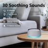 Brown Noise Sound Machine with 30 Soothing Sounds White Noise Machine 12 Colors Night Light for Baby Adults Kids Sleep Machines 36 Volume Levels 5 Timers for Home Office view 2
