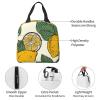 NONHAI Lunch Bag for Women Men Insulated Lunch Box Reusable Lemon Fruit Pattern Lunch Tote Cooler Bag for Office Picnic view 4