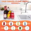 gernie Drink Organizer for Fridge, Self Pushing Soda Can Dispenser for Refrigerator, Width Adjustable Automatic Pusher Glide, Fridge Bottle Rack Drink Organizer, 16oz 20oz Soda, Black view 2