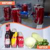 gernie Drink Organizer for Fridge, Self Pushing Soda Can Dispenser for Refrigerator, Width Adjustable Automatic Pusher Glide, Fridge Bottle Rack Drink Organizer, 16oz 20oz Soda, Black view 3