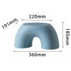 Dualoai Chair, Kids Chair for Boys and Girls, Arched Design for Indoor and, Material Stool for Kids, Blue view 4