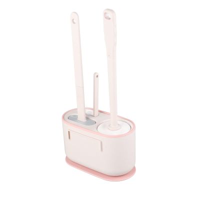 Toilet Brush Set Toilet Bowl Brush and Holder Long Handle Toilet Brush Set Toilet Cleaner Brush Multifunctional Hanging Toilet Brush Set for Bathroom(Sakura Pink), MOTUZPixctgsnr6e41204-11