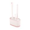 Toilet Brush Set Toilet Bowl Brush and Holder Long Handle Toilet Brush Set Toilet Cleaner Brush Multifunctional Hanging Toilet Brush Set for Bathroom(Sakura Pink), MOTUZPixctgsnr6e41204-11 view 4