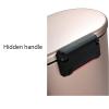 Fashion Pedal Garbage Bin Household Stainless Steel Trash Can with Lid Creative Simplicity Foot-Operated Trash Can, 5 Colors Trash can Kitchen (Color : Rose gold-6L) (Champagne Gold 9l) view 3
