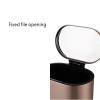 Fashion Pedal Garbage Bin Household Stainless Steel Trash Can with Lid Creative Simplicity Foot-Operated Trash Can, 5 Colors Trash can Kitchen (Color : Rose gold-6L) (Champagne Gold 9l) view 4