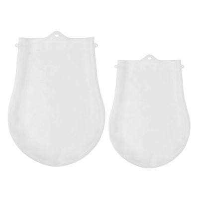 2pcs Silicone Kneading Dough Bags, Thickened Non-stick Baking Accessory