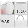 Lurrose Sugar Container: Metal Sugar Canister - Coffee Bean Container - Tea Canister - Cookie Jar for Home kitchen view 4