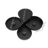 Bar Glass Rimmer, 3 Tier Food Grade Professional Sugar Salt Rimmers Bartender Tool for Home Bars Hotels Restaurants view 2