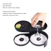 Bar Glass Rimmer, 3 Tier Food Grade Professional Sugar Salt Rimmers Bartender Tool for Home Bars Hotels Restaurants view 4