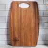 BLACK FOREST DECOR Scope Teak Bread Board, Hand Wash, Decorative Accent, 9.5"W x 14"L view 1