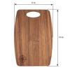 BLACK FOREST DECOR Scope Teak Bread Board, Hand Wash, Decorative Accent, 9.5"W x 14"L view 4