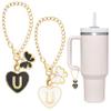 ANLABESY Butterfly Letter Charms - Stanley Cup Accessories, 2PCS Name ID Initial Handle Charms view 1