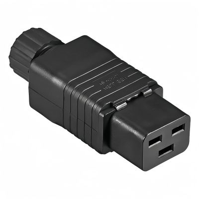 BOXONLY Female IEC320 C19 Connector Assembly Adapter Rewirable Plug AC110-250V 10A Power Socket Receptacle Connector,1 pcs