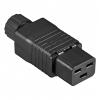BOXONLY Female IEC320 C19 Connector Assembly Adapter Rewirable Plug AC110-250V 10A Power Socket Receptacle Connector,1 pcs view 1