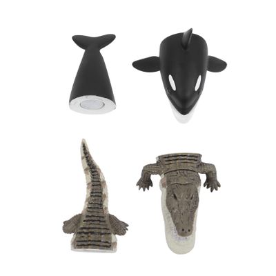 DECHOUS 4pcs Cartoon Animal Fridge Magnets Fun Decorative Magnets for Refrigerator Whiteboard Locker for Photos Notes and Schoolwork Display Non-Falling Design