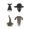 DECHOUS 4pcs Cartoon Animal Fridge Magnets Fun Decorative Magnets for Refrigerator Whiteboard Locker for Photos Notes and Schoolwork Display Non-Falling Design view 1