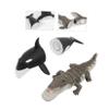 DECHOUS 4pcs Cartoon Animal Fridge Magnets Fun Decorative Magnets for Refrigerator Whiteboard Locker for Photos Notes and Schoolwork Display Non-Falling Design view 2