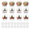 30 Pcs DIY Snow Globe Ball Shape Globe DIY Props Snow s for Girls Water s Prop Mini Snow s for Adults Unique Snow Kit Christmas Small view 1