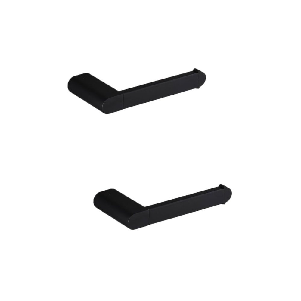 DECHOUS 2pcs Toilet Rack Stainless Steel Bathroom Towel Holder Roll Paper Holder Rack Fall Design