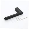 DECHOUS 2pcs Toilet Rack Stainless Steel Bathroom Towel Holder Roll Paper Holder Rack Fall Design view 3