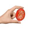 Needzo Assorted Designed Red Hand Painted Ukrainian Pysanky Eggs, Religious Orthodox Easter Decor, 2  x 2 Inches (Pack of 8) view 4