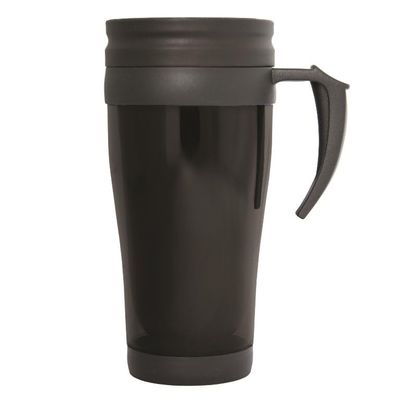 212 Main Invisi-Mate 500 ml 17 oz Travel Tumbler - Black Transparent
