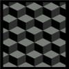 Highrise Black 7 ft.8 in. x 10 ft.9 in. WearOn Nylon Machine Tufted- Cut Pile Whimsy Rug view 1