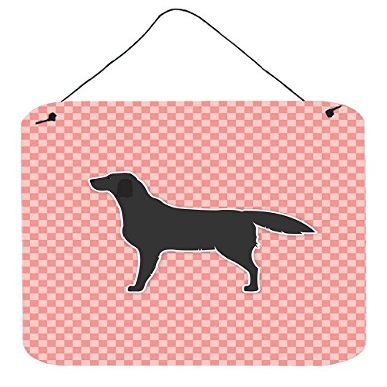 212 Main Black Labrador Retriever Checkerboard Pink Wall or Door Hanging Prints