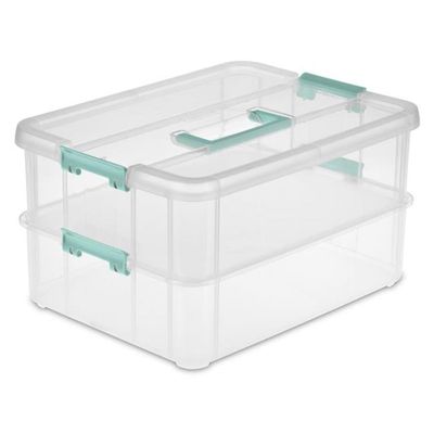 212 Main 7.62 in. Clear Storage Box