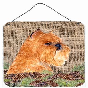 212 Main Brussels Griffon Aluminium Metal Wall Or Door Hanging Prints